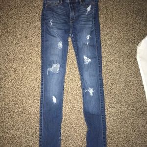 Hollister high rise skinny jeans